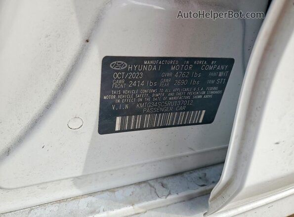 KMTG34SC5RU137012 2024 GENESIS G70 Белый Вид подкапотного пространства
