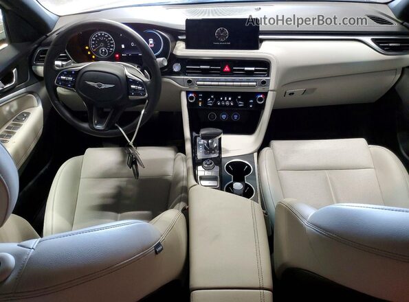 KMTG34SC7SU158708 2025 GENESIS G70 Gray Vista del salpicadero
