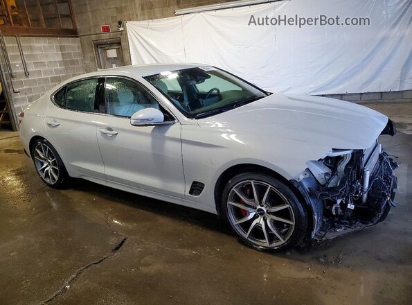 KMTG34SC7SU158708 2025 GENESIS G70 Gray Delantero derecho
