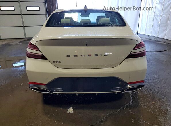 KMTG34SC7SU158708 2025 GENESIS G70 Gray Vista trasera