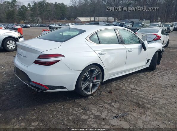 KMTG34SC8RU141376 2024 GENESIS G70 White Задня права чверть