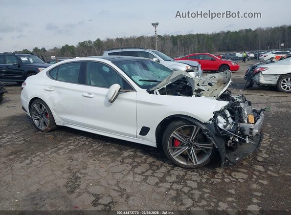 KMTG34SC8RU141376 2024 GENESIS G70 White Панорамний вид салону 360°