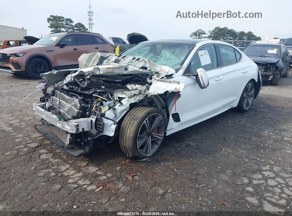 KMTG34SC8RU141376 2024 GENESIS G70 White Передня ліва чверть