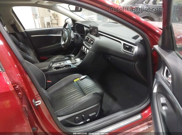 KMTG34TA4NU087971 2022 GENESIS G70 Red Front interior view