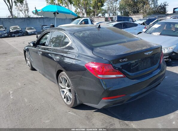 KMTG44LA2MU067052 2021 GENESIS G70 Black Rear left