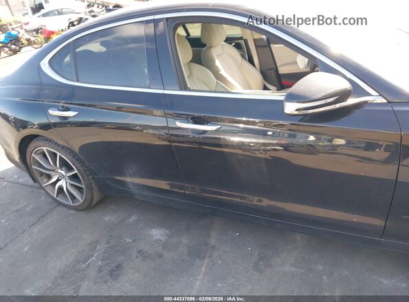 KMTG44LA2MU067052 2021 GENESIS G70 Black 360 interior view