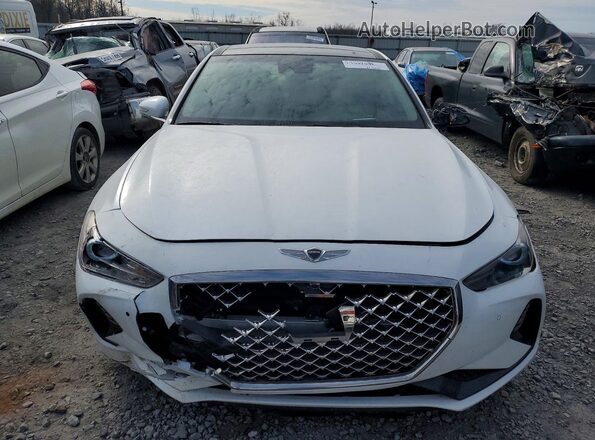 KMTG44LA8MU074698 2021 GENESIS G70 White 