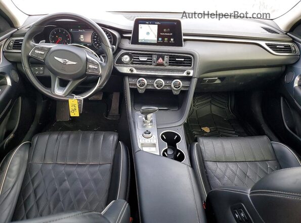 KMTG44LA8MU074698 2021 GENESIS G70 White 