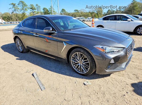 KMTG64LA8MU070905 2021 GENESIS G70 Charcoal Przód prawy