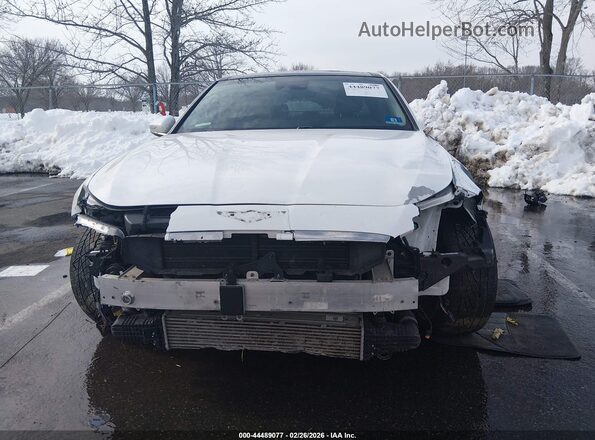 KMTG74LEXLU055871 2020 GENESIS G70 White Вид щитка приладів