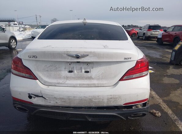 KMTG74LEXLU055871 2020 GENESIS G70 White 