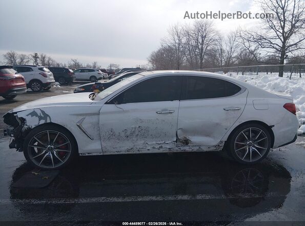 KMTG74LEXLU055871 2020 GENESIS G70 White Панорамний вид салону 360°