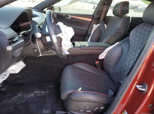 KMTGA4SC0RU211040 2024 GENESIS G80 Maroon Front interior view