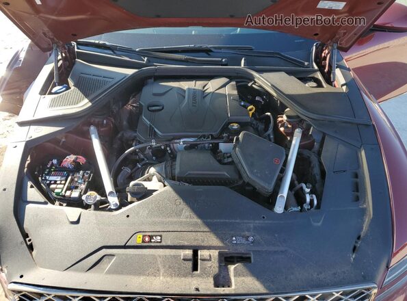 KMTGA4SC0RU211040 2024 GENESIS G80 Maroon Rear interior view