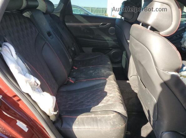 KMTGA4SC0RU211040 2024 GENESIS G80 Maroon Rear seats view