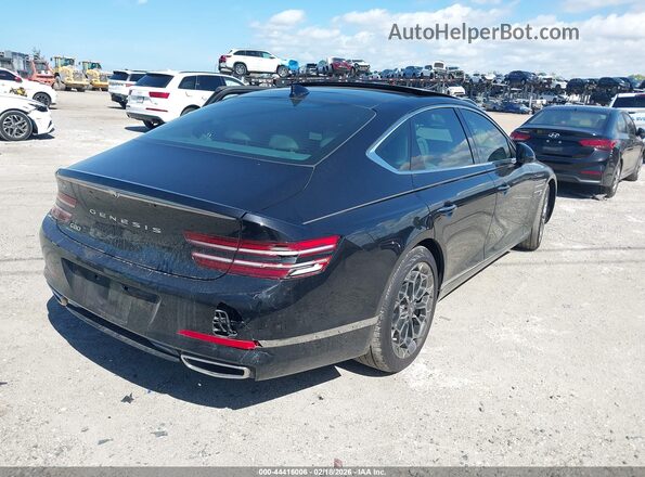 KMTGB4SC4MU045871 2021 GENESIS G80 Black Tył prawy