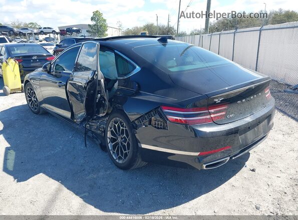 KMTGB4SC4MU045871 2021 GENESIS G80 Black Tył lewy