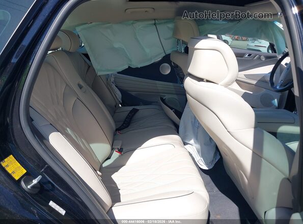 KMTGB4SC4MU045871 2021 GENESIS G80 Black Widok naklejki z numerem VIN