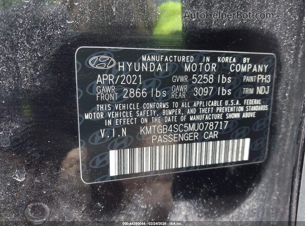 KMTGB4SC5MU078717 2021 GENESIS G80 Black 