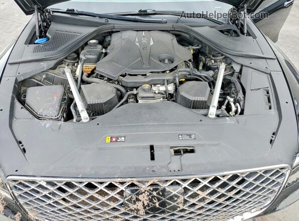 KMTGC4SD6MU044243 2021 GENESIS G80 Black Սալոնի հետևի տեսք