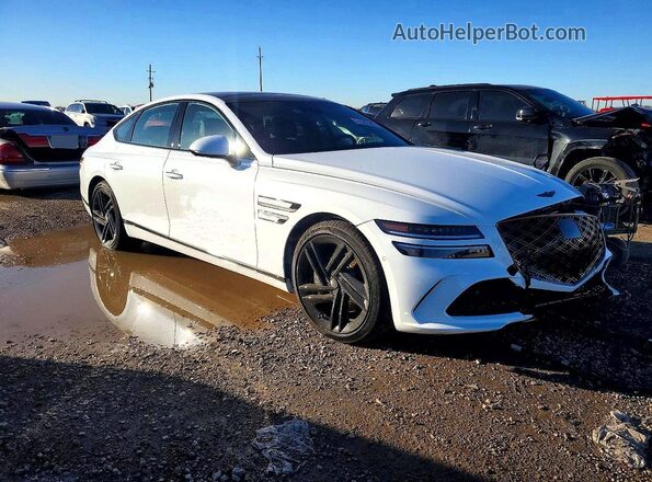 KMTGF4SD2TU306457 2026 GENESIS G80 White Przód prawy
