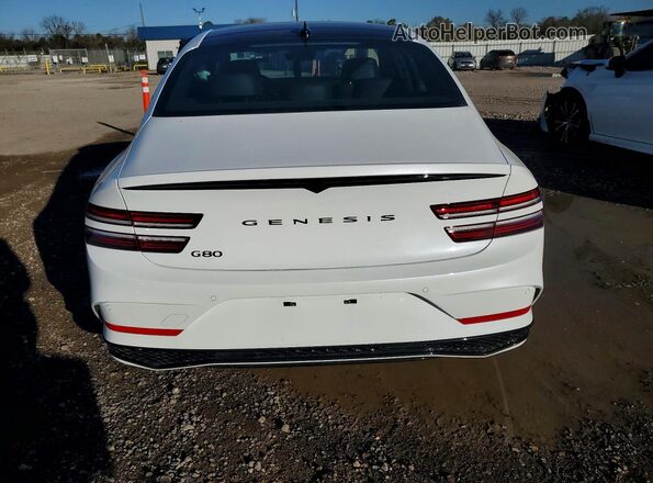 KMTGF4SD2TU306457 2026 GENESIS G80 White Widok z tyłu