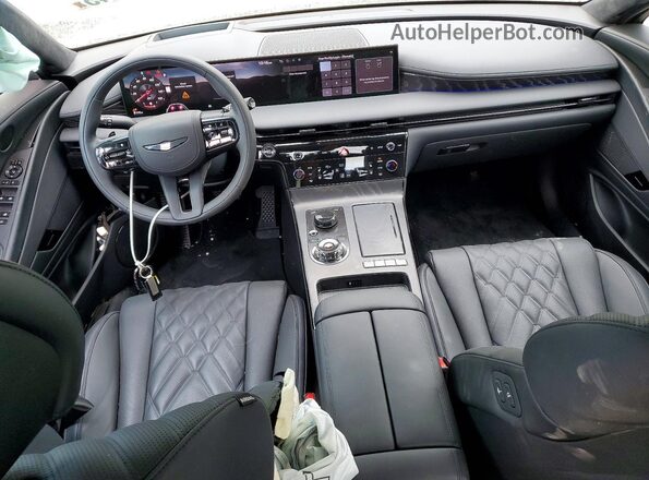 KMTGF4SD2TU306457 2026 GENESIS G80 White Widok deski rozdzielczej
