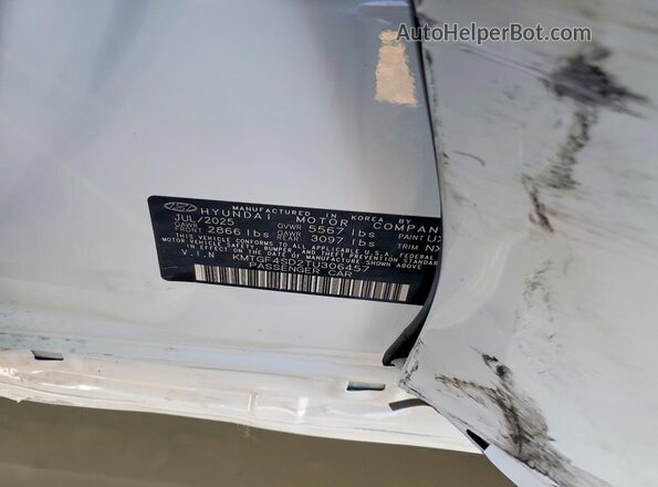 KMTGF4SD2TU306457 2026 GENESIS G80 White Widok komory silnika
