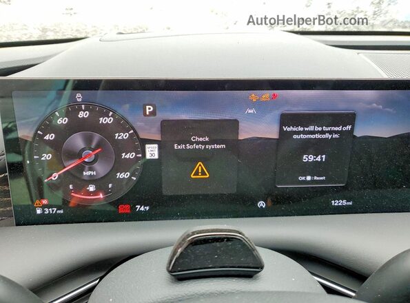 KMTGF4SD2TU306457 2026 GENESIS G80 White Widok zestawu wskaźników