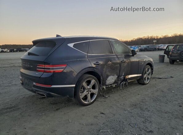 KMUHBDSB4MU066503 2021 GENESIS GV80 Blue Trasero derecho