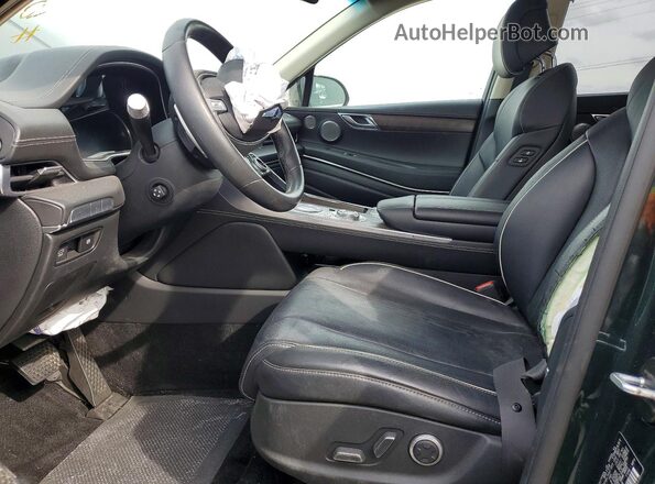 KMUHBDSB5NU079648 2022 GENESIS GV80 Black Front interior view