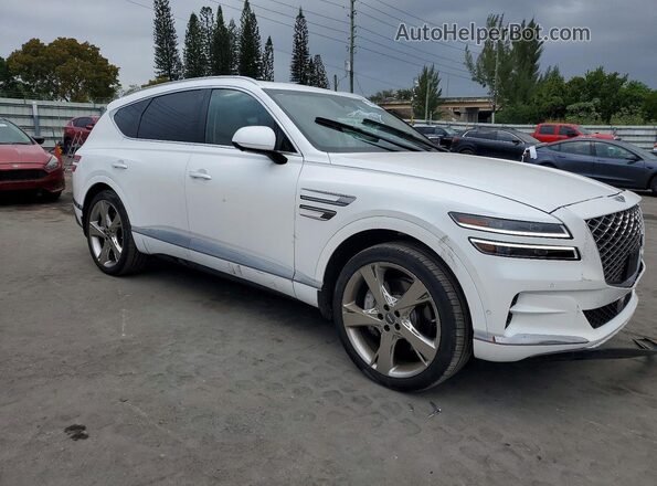 KMUHBDSB5PU141858 2023 GENESIS GV80 White Передня права чверть