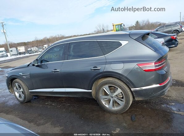 KMUHBDSBXMU034770 2021 GENESIS GV80 Gray Սալոնի 360 աստիճան տեսք