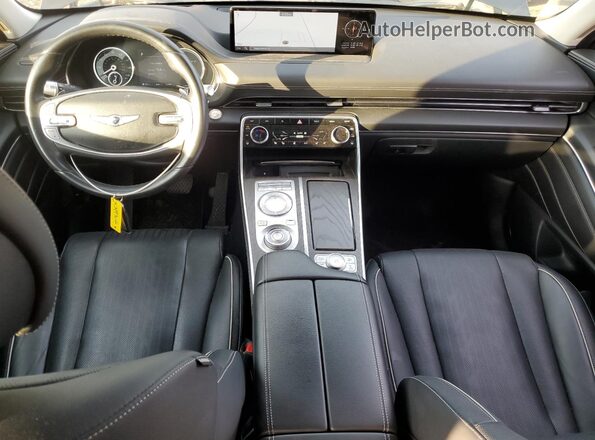 KMUHCESC0MU049306 2021 GENESIS GV80 Blue Вид панелі приладів