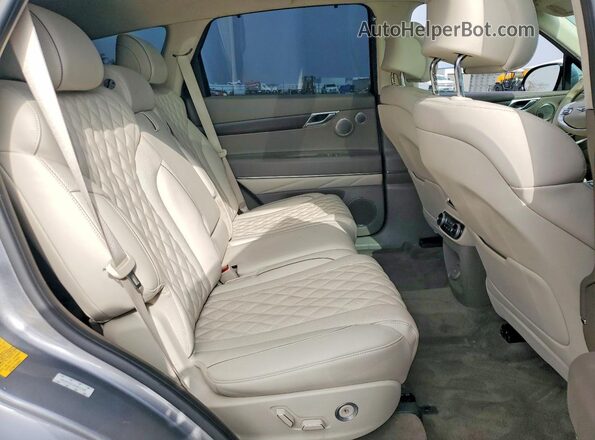 KMUHCESC2MU031339 2021 GENESIS GV80 Silver Vista interior trasera