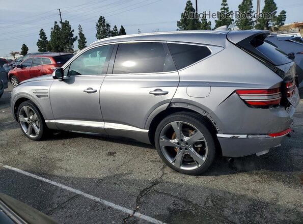 KMUHCESC2MU031339 2021 GENESIS GV80 Silver Rear left