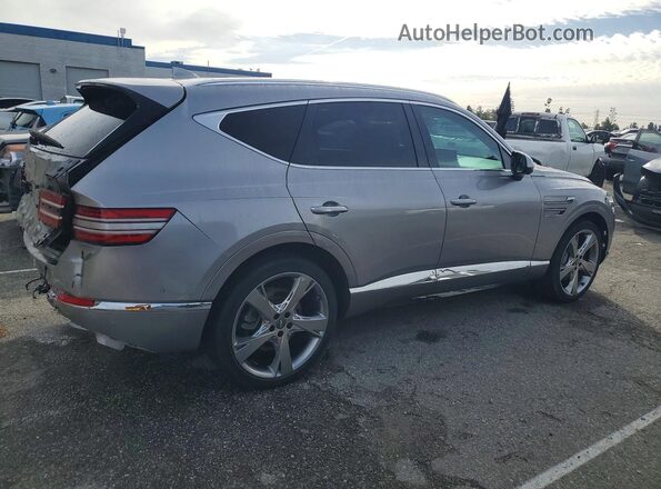 KMUHCESC2MU031339 2021 GENESIS GV80 Silver Rear right
