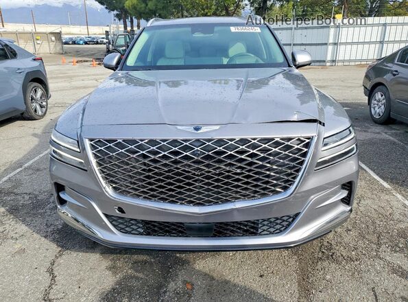 KMUHCESC2MU031339 2021 GENESIS GV80 Silver Front view