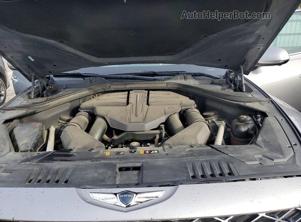 KMUHCESC2MU031339 2021 GENESIS GV80 Silver Rear interior view