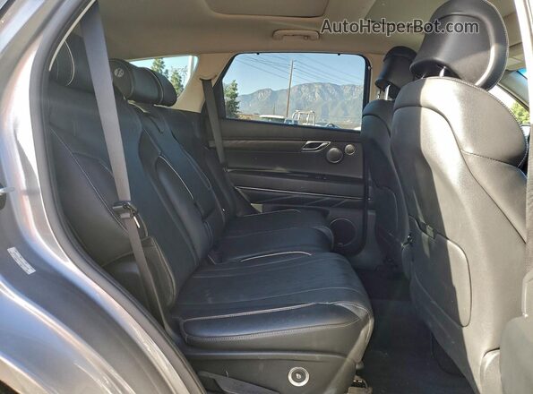 KMUHCESC2MU038498 2021 GENESIS GV80 Silver Rear seats view