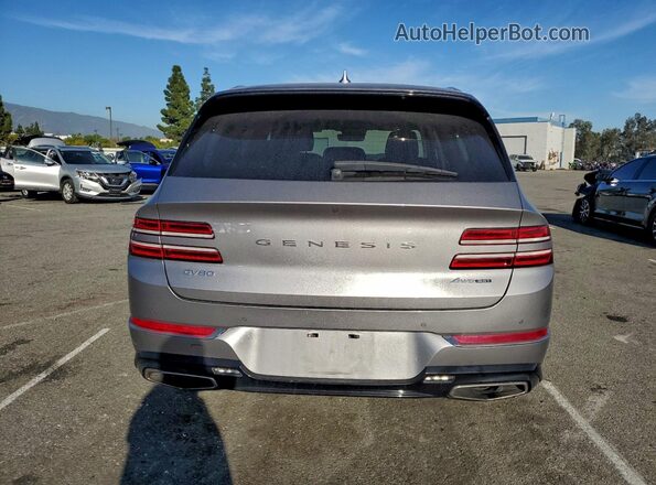 KMUHCESC2MU038498 2021 GENESIS GV80 Silver Rear view