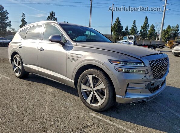KMUHCESC2MU038498 2021 GENESIS GV80 Silver Front right