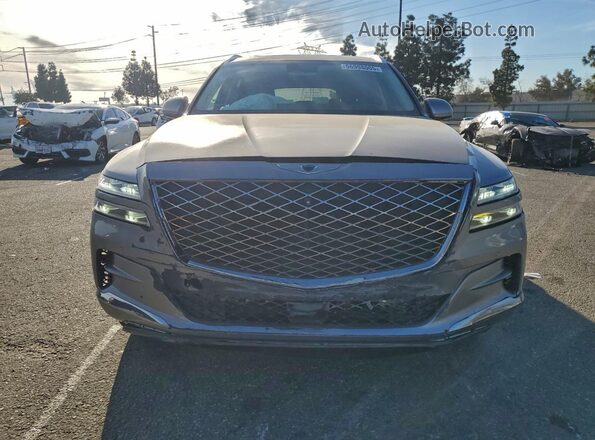 KMUHCESC2MU038498 2021 GENESIS GV80 Silver Front view