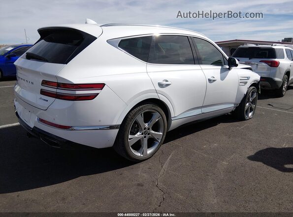 KMUHCESC6MU038990 2021 GENESIS GV80 White Rear right