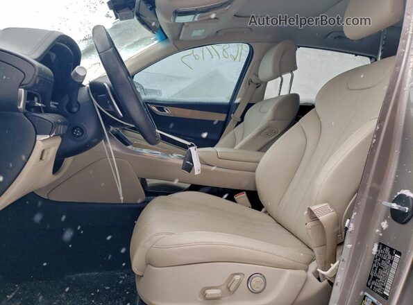KMUHCESC6MU055238 2021 GENESIS GV80 Tan წინა სალონის ხედი