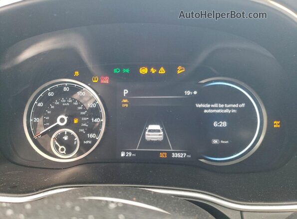 KMUHCESC6MU055238 2021 GENESIS GV80 Tan ხელსაწყოთა პანელის ხედი