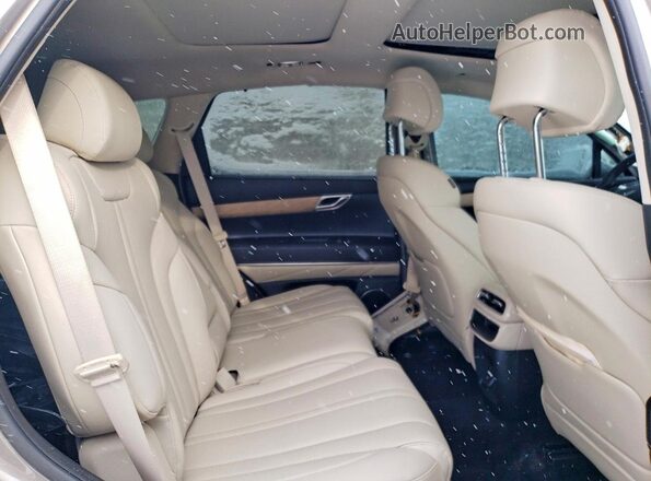 KMUHCESC6MU055238 2021 GENESIS GV80 Tan უკანა სალონის ხედი