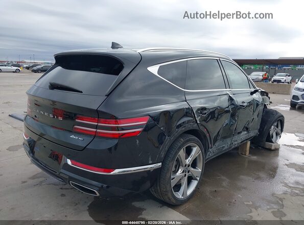 KMUHCESC9MU058196 2021 GENESIS GV80 Black უკანა მარჯვენა