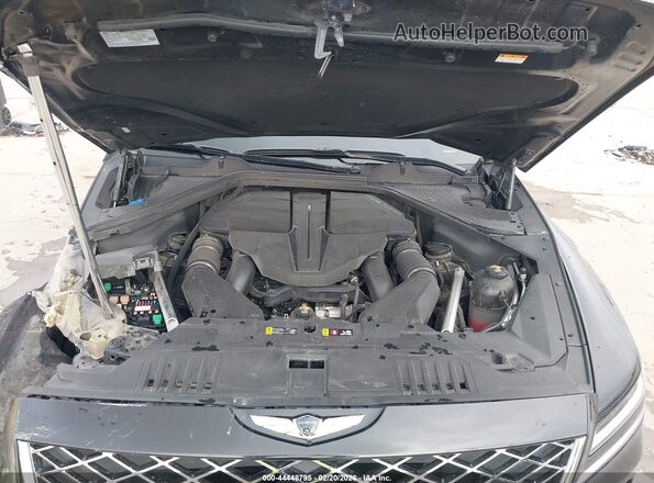 KMUHCESC9MU058196 2021 GENESIS GV80 Black უკანა ხედი