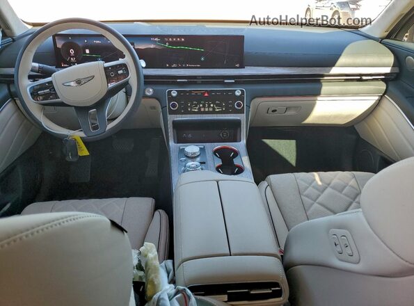 KMUHEESC8TU315437 2026 GENESIS GV80 Серебряный Вид панели приборов